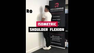 Isometric Shoulder Flexion - shoulder exercise during acute stages of healing