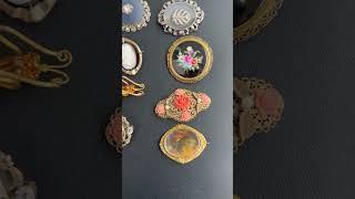 #shorts 21.12.2024 Antique Vintage Bijouterie Brooches. Винтажные антикварные украшения. Бижутерия.