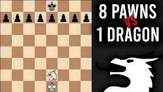 How many PAWNS are needed to defeat 1 Dragon ? ║Fairy Chess Part 2