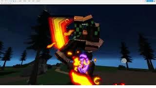 Tanjiro vs Rui (Roblox animation test) (OLD)