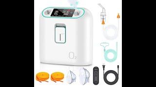 Ziqing ZY-01/ZY-02 portable oxygen concentrator 1-8L/2-9L operation video