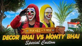 DecoR Bhai Vs Monty Bhai  4V4 Clash Squad  Garena FreeFire | DecoR Gaming