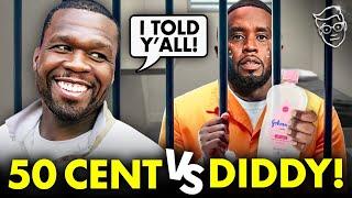 50 Cent TROLLS Diddy After SHOCKING Discovery Made in FBI Raid of House | '1000 Bottles of..' 