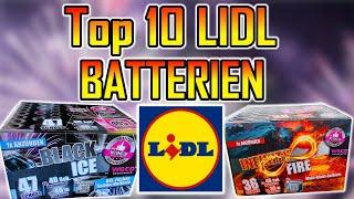 TOP 10 LIDL FEUERWERKS BATTERIEN | Für Silvester