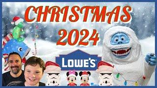 Lowes Christmas 2024 Animatronic Demo & Shopping Walkthrough! Holiday Shop With Me!