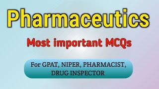 Pharmaceutics Gpat 2023 questions |  mcqs from Pharmaceutics |  Coarse dispersion mcqs | GPAT, NIPER