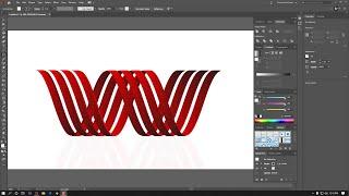 Professional Logo Design in adobe illustrator CC 2020 | 3d W Logo Idea