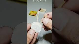 making fan by matchstick,motor,pipe, cardboard,cabble,pipe,#yagaming