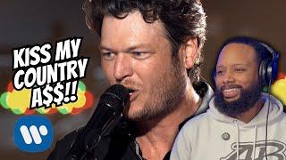 First Time Hearing Blake Shelton - 'Kiss My Country Ass' | Country Music Reaction!