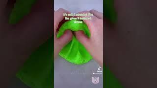 $1 Storebought Slime Review  Green Apple Fizzle Gem from Walmart