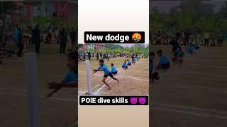 Dodgeeeee Or Poleee pole dive skills short #khortha_status #short#khokholover #khokhogame#khokho