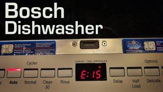 Bosch Dishwasher E15 Code