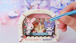 I made the CUTEST Sanrio Paper Theater!  Kuromi & My Melody 