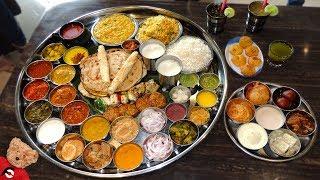 Massive Vegetarian Dara Singh Thali Challenge at Mini Punjab Mumbai!!