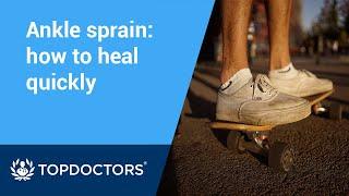 Ankle sprain: how to heal as fast as possible