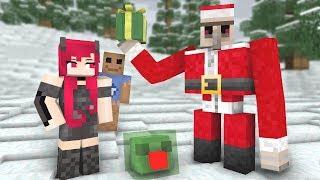 Monster School : CHRISTMAS PRESENT CHALLENGE (Minecraft Monster School Animation)