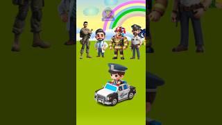 Dad, let's go on duty #cartoon #animation #funny #police #usafunnyvideos #usa