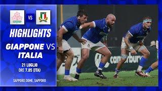 Summer Tour 2024, Giappone v Italrugby 14-42: highlights