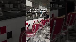 This abandoned diner is stuck frozen in time from the day they closed…