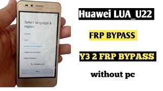 Huawei LUA-U22 Frp google account bypass  || Huawei LUA-L21, LUA-U22, LUA-U02 frp bypass