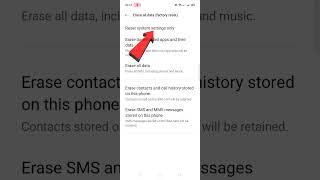 how to reset system settings in realme smartphone#shorts