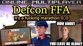 Defcon FFA - Nuke General - Pro Rules | C&C Generals Zero Hour | No Commentary