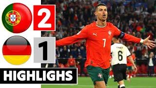 Portugal vs Germany 2-1 Extended Highlights & Goals - Cristiano Ronaldo goal | Nations League 2025