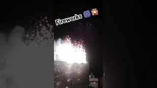 fireworks on Final Football Match of 6th Naeem Memorial Football tournament