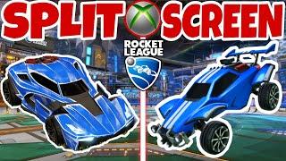 How To Play SPLITSCREEN On ROCKET LEAGUE XBOX In 2024!