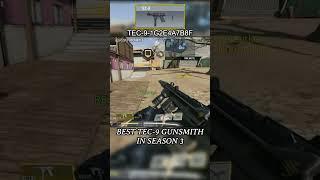 Best TEC-9 Gunsmith in Season 3 in COD Mobile #shorts #tec9gunsmith