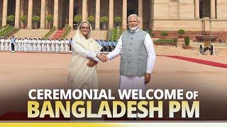 LIVE: PM Modi attends ceremonial welcome of Bangladesh PM Sheikh Hasina at Rashtrapati Bhavan