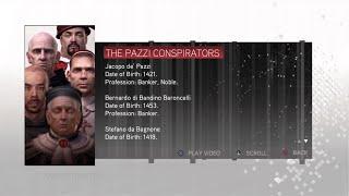 The Pazzi Conspirators | Database | All Templars | Assassin's Creed 2 (2009) | PS4 | All Cinematic