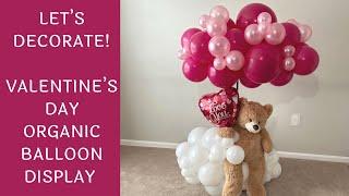 How To Make Valentine's Day Organic Balloon Display | DIY Tutorial