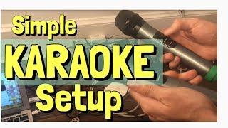 Karaoke Setup - for home - super easy! [2022]