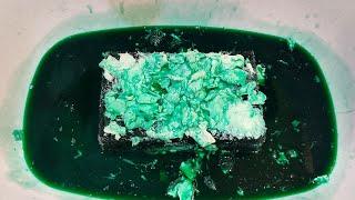 Pine Ty d Bol, Soaked Soap, Soft Scrub and Recycled Powder  Sponges Squeezing  ASMR