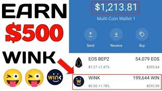 Earn $500 wink from new mining app | New wink payng app | Verified & Trusted | Wink mine + withdraw