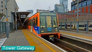 Tower Gateway : London DLR ( B90 - B92 Stock )