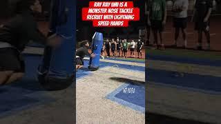 Ray ray umi is a monster nose tackle recruit with lightning speed hands
