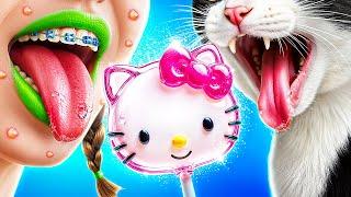 Transformação incrível de Nerd para Hello Kitty! Como se tornar um gato