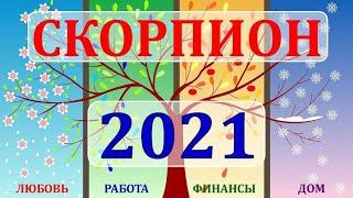  СКОРПИОН.   2021 год   Таро Прогноз Гороскоп 