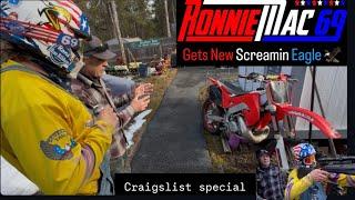 Ronnie Mac 69 Gets New Screamin Eagle !  Craigslist Special