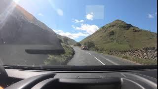 Lake District road from Ullswater to Windermere hyperlapse GoPro 7 black.