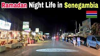 Ramadan Night Life in Senegambia 2025 | Gambia’s Top Tourist Destination | Night Tour & New OIC Road