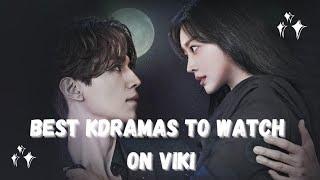 Top 10 best kdramas to watch on viki (Part 1)/best korean dramas available on viki//Dr.dramatic 