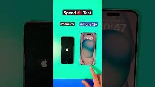 iPhone 6S vs iPhone 15+ Speed Test #viral