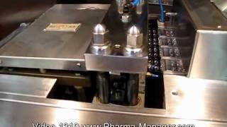 Packaging of tablets in blister. PVC + aluminium foil. Video 1319 www.Pharma-Manager.com