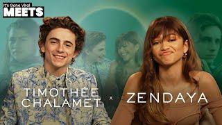 Timothee Chalamet Gets Deep With Zendaya  | Dune Interview