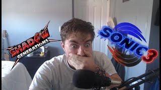 SHADOW GENERATIONS AND SONIC MOVIE 3 TRAILER REACTION!