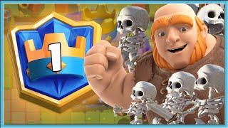  ПОКОРИЛ ТОП-1 МИРА! ГИГАНТ И КЛАДБИЩЕ ПРОТИВ ЛУЧШИХ ИГРОКОВ / Clash Royale