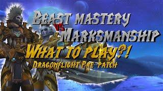 DF Pre-patch - Beast mastery VS Marksmanship Hunter! Which is better? | Dragonflight